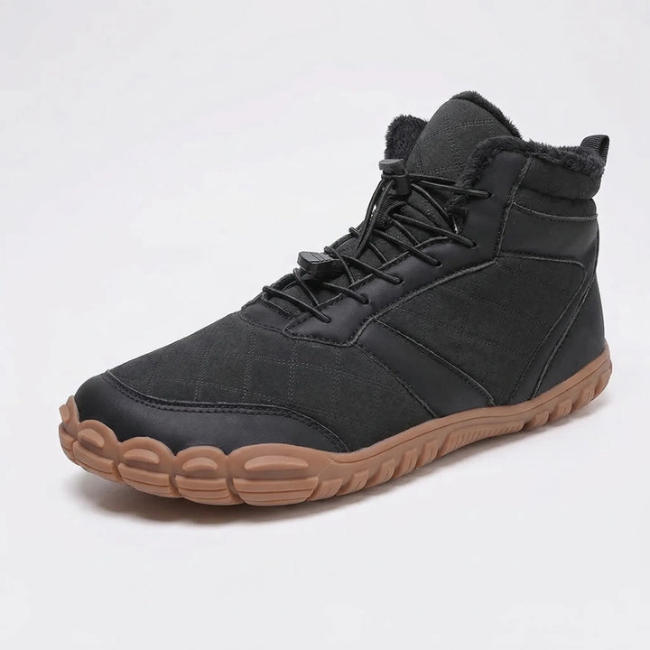 Natural feel unisex barefoot winter boots with a wide toe box for ultimate comfort & warmth.