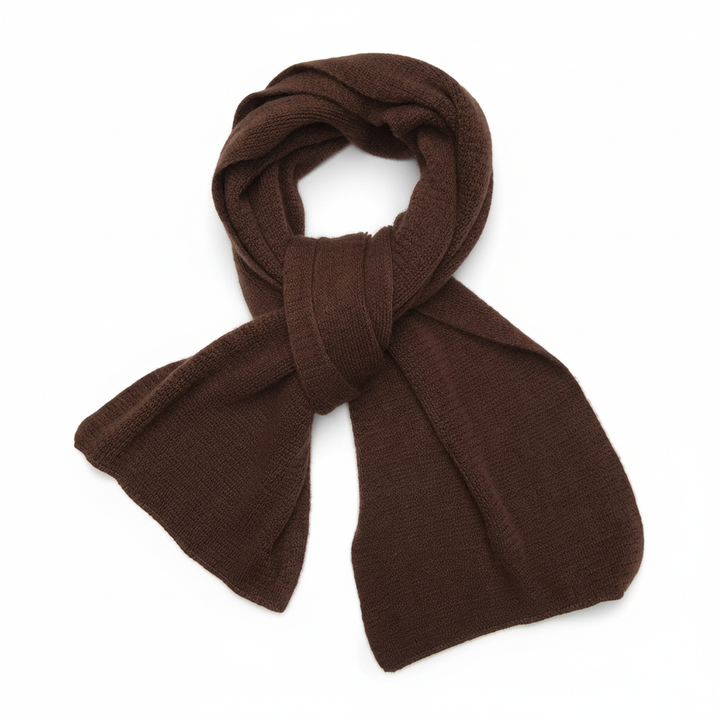 Warm cashmere scarf in a deep forest green, a luxurious and soft winter wrap for unisex fashion