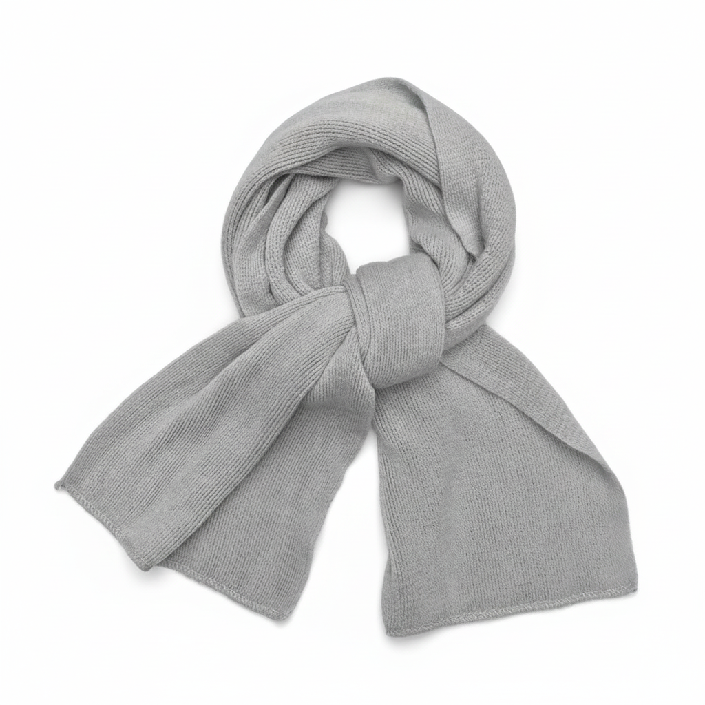 Unisex winter wrap, soft cashmere scarf in a natural brown, warm and comfortable for cooler days