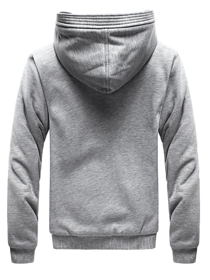 Durable color block hooded winter jacket, unisex design, perfect for outdoor adventures.