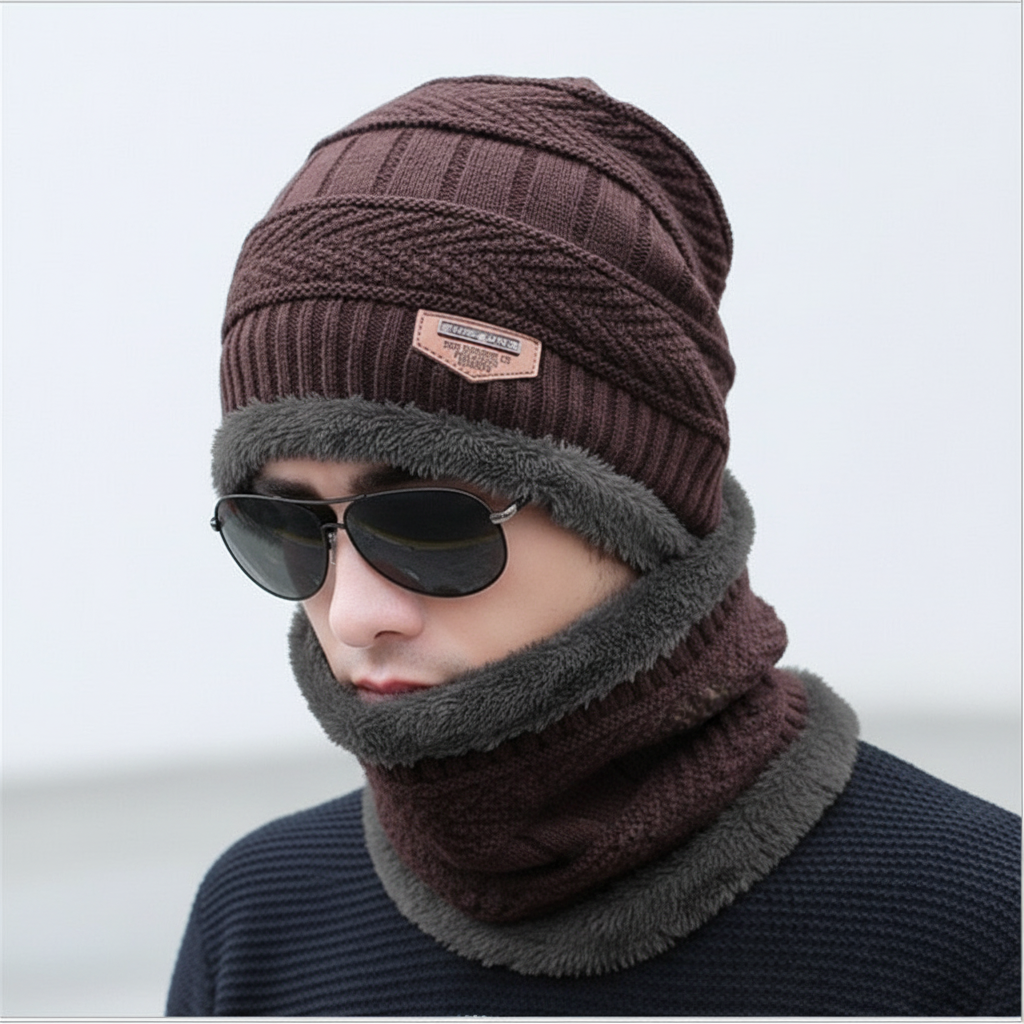 Full face knit balaclava with visor, unisex, ultimate winter warmth