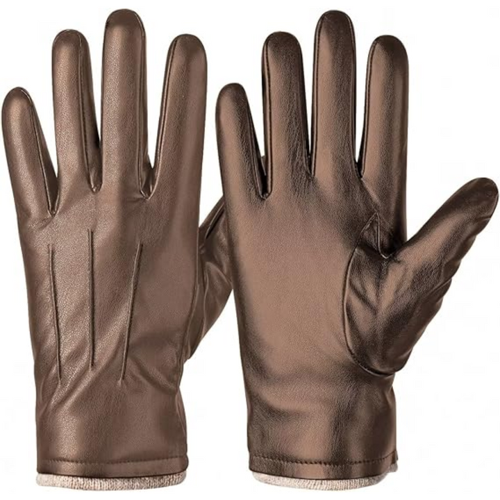 Insulated unisex winter gloves with touchscreen fingertips, ideal for cold weather