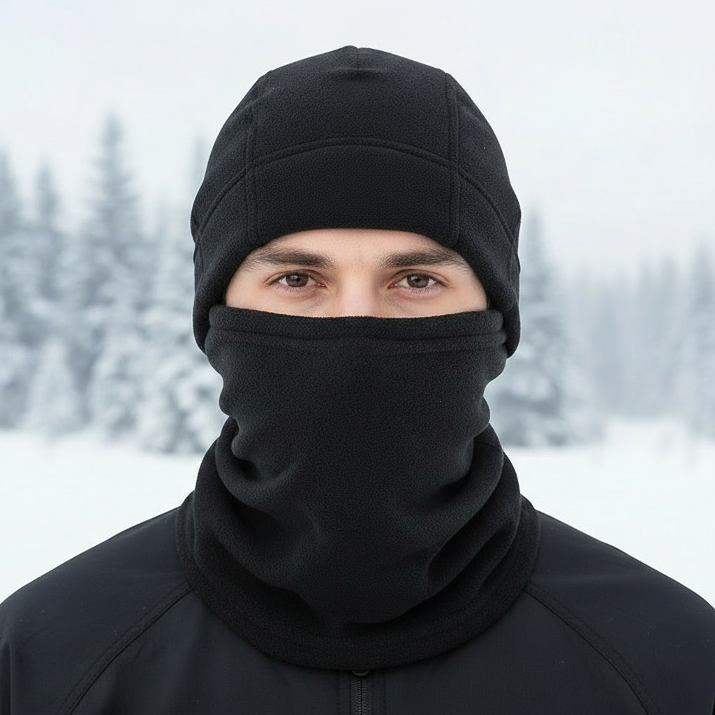 Unisex WinterGuard head & neck gaiter for cold weather, ski, polyester