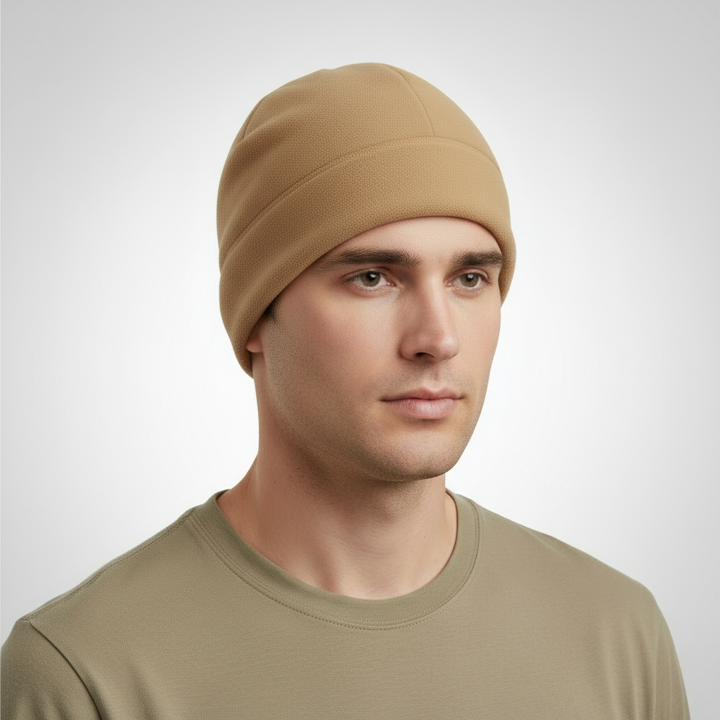 Warm black gaiter, unisex, protecting head & neck from winter elements