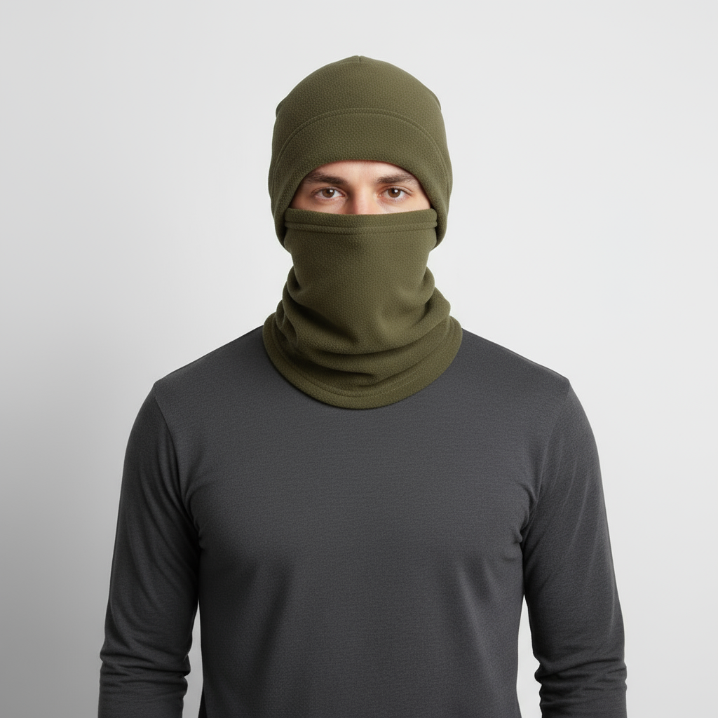 Warm polyester gaiter, unisex, for winter sports, skiing, and more