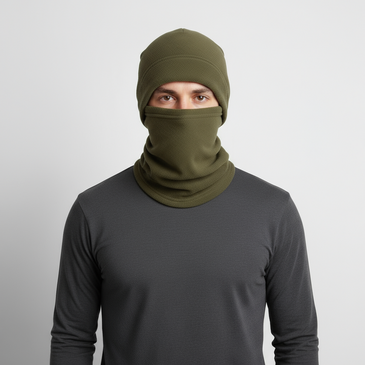Warm polyester gaiter, unisex, for winter sports, skiing, and more