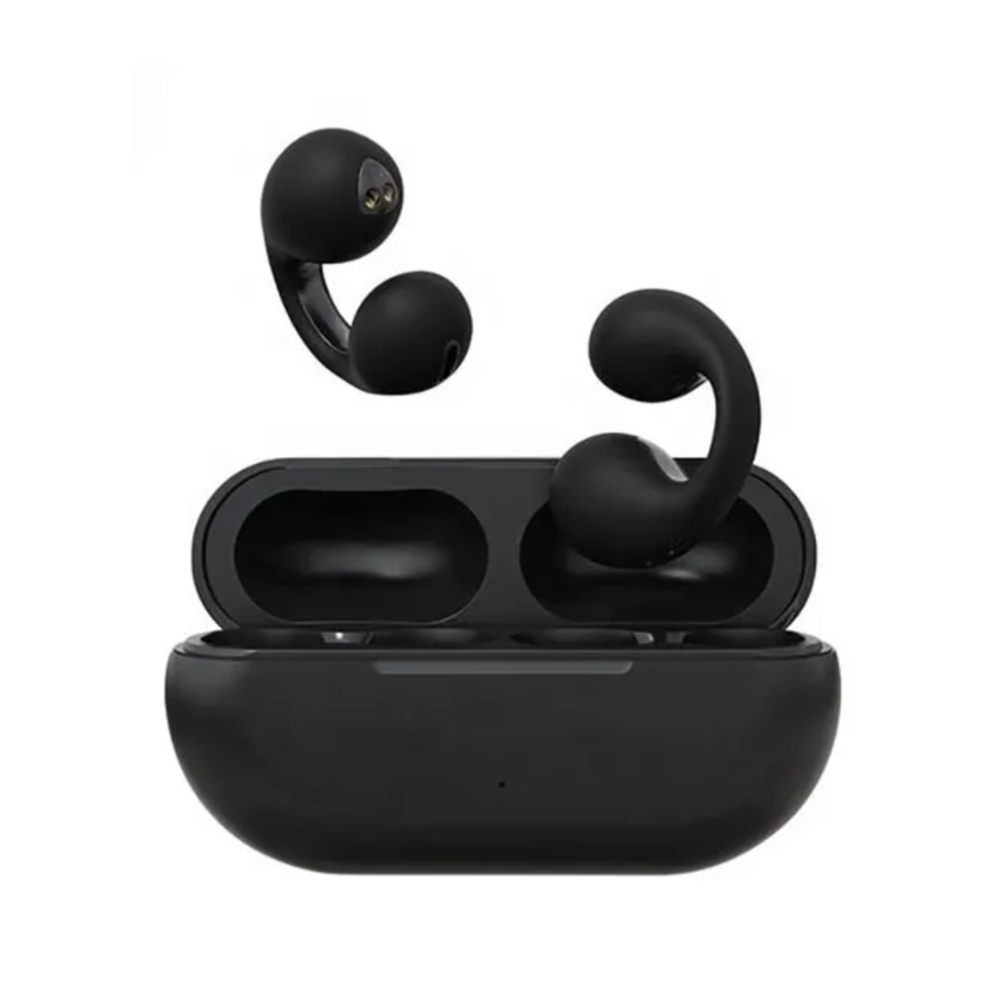 Unisex wireless bone conduction earphones, open ear design for sports & safe listening. EchoSonic.