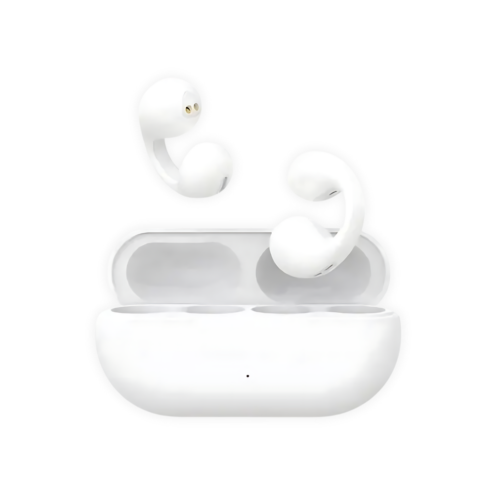 Sweat-resistant bone conduction headphones for running & workouts. Hands-free calling, secure fit.