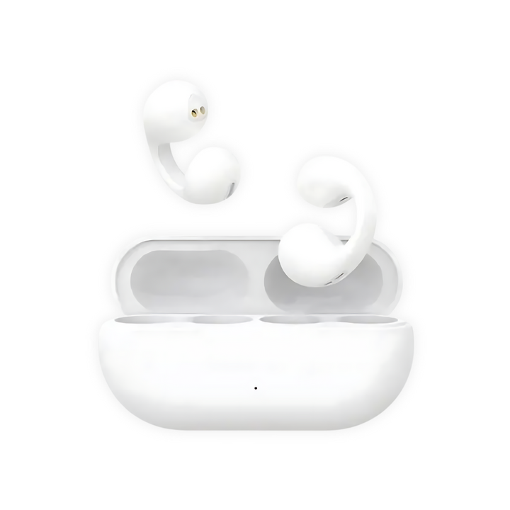 Sweat-resistant bone conduction headphones for running & workouts. Hands-free calling, secure fit.