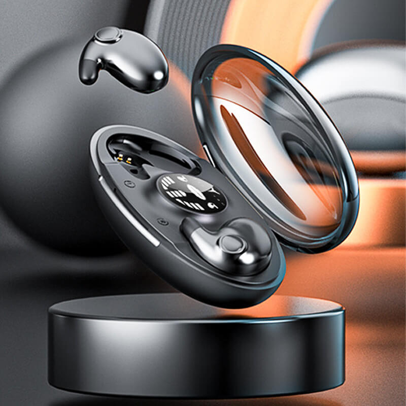 Bluetooth 5.3 wireless in-ear headphones with touch control & long battery life for clear audio.