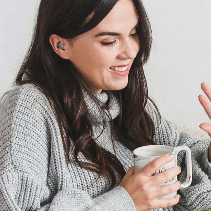 Wireless in-ear headphones, IPX5 water-resistant & lightweight for comfortable all-day wear. Bluetooth 5.3.