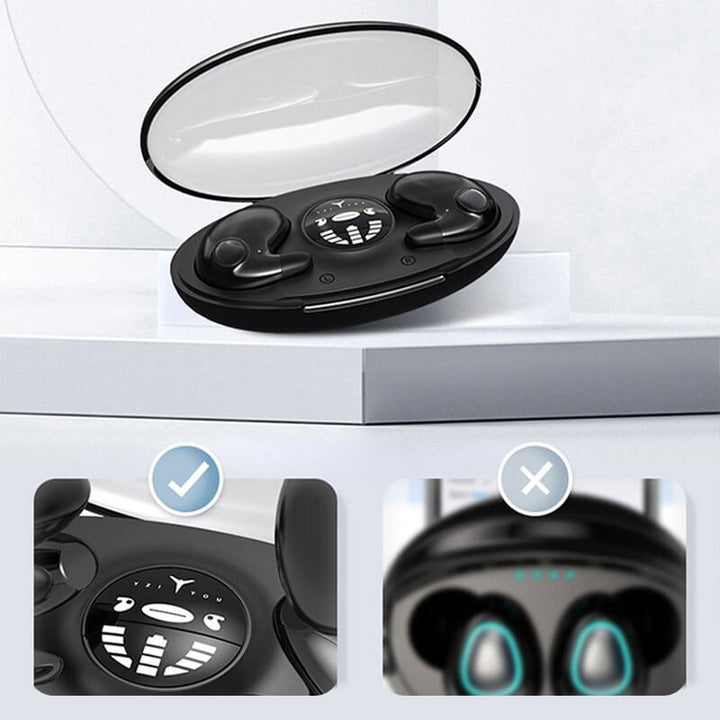 Long battery life wireless in-ear headphones with touch control and IPX5 water resistance for active users.