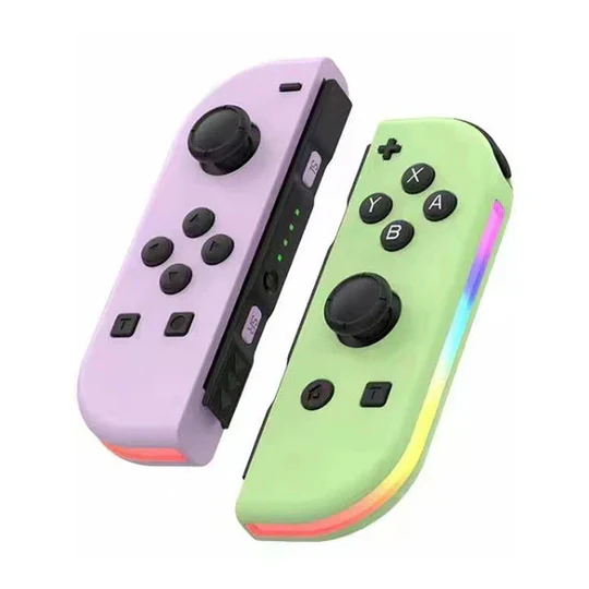 Ergonomic wireless Pro Controller for Nintendo Switch with haptic feedback, motion controls, & RGB lighting.