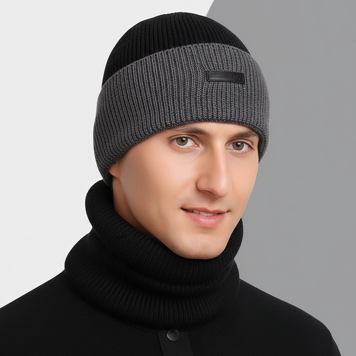 Comfortable unisex wool blend scarf, perfect neckwear for cold weather warmth