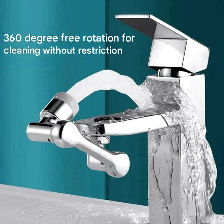 Durable 360° rotating faucet extender with aerator, a versatile kitchen & bath accessory.