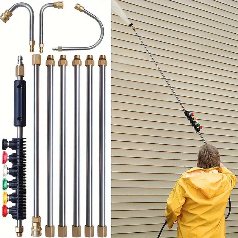 Universal 4000 PSI telescoping pressure washer wand for powerful outdoor cleaning and power washing.