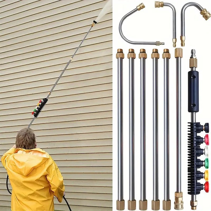Universal 4000 PSI telescoping pressure washer wand for powerful outdoor cleaning and power washing.