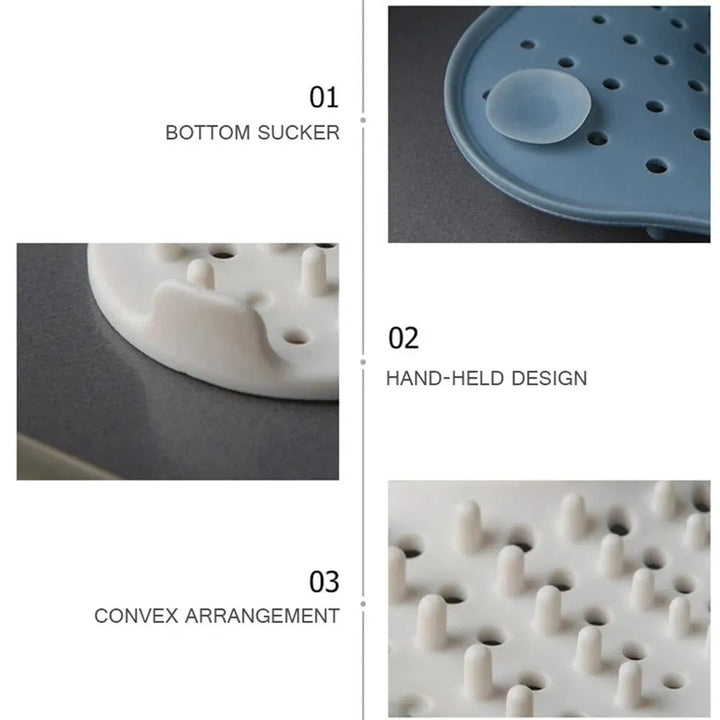 Flexible spiral hair catcher for shower drains. Prevents clogs in bathroom sinks, easy to install & clean.
