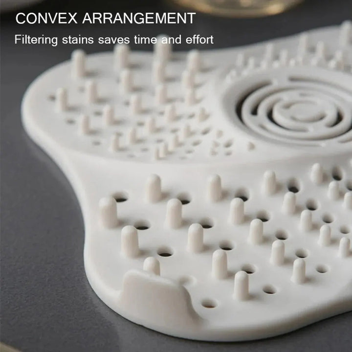 Universal spiral hair catcher for drains in showers, bathtubs, and sinks. Anti-clog solution for all homes.