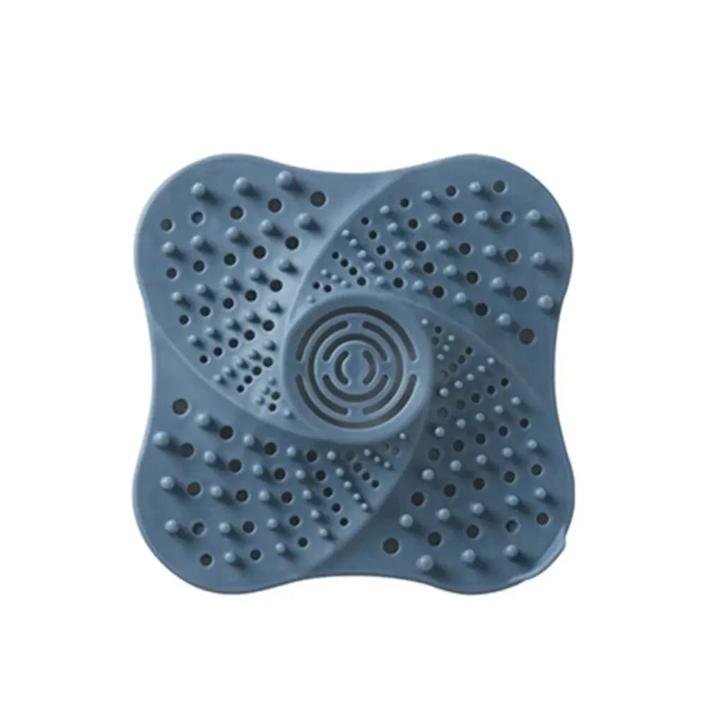 Compact spiral drain hair catcher. Anti-clog protection for shower & sink, keeping pipes free of hair.