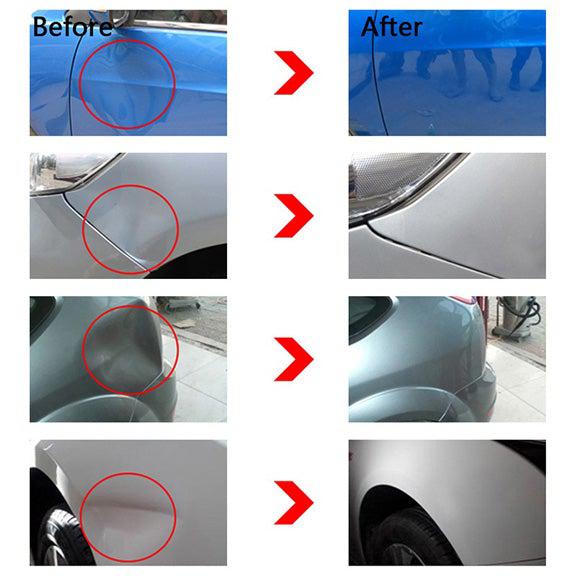 Comprehensive universal car dent repair kit. Paintless auto body tool for effective hail & door ding removal.