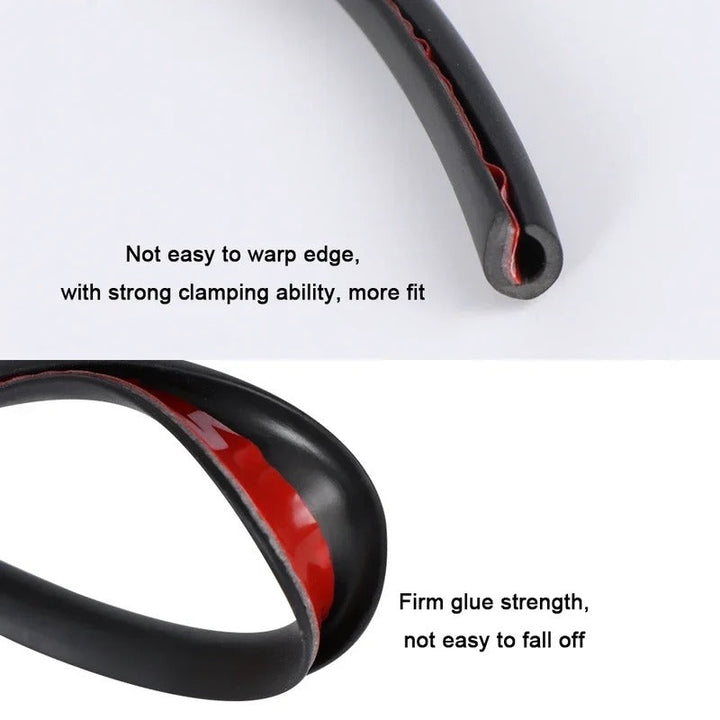Must-have universal car door edge guard. Protects vehicle paint from everyday scratches and dings.