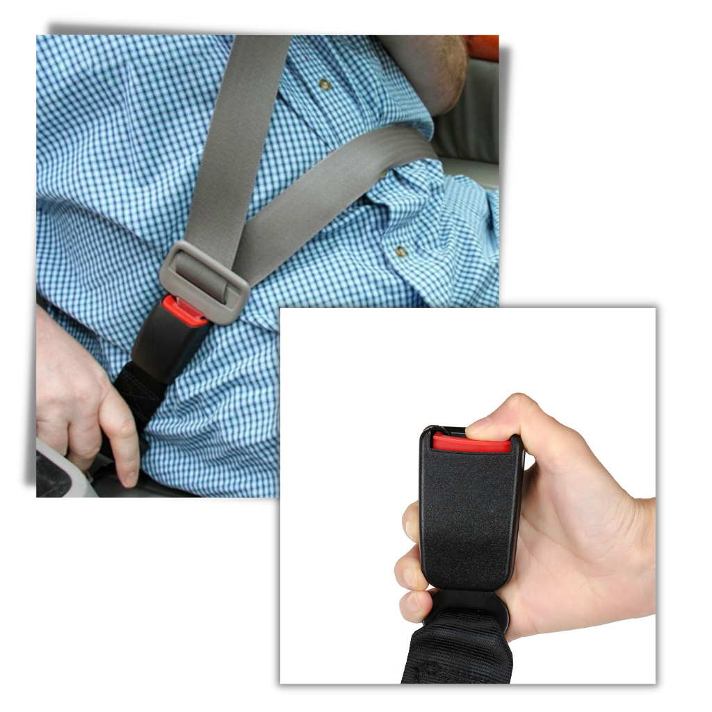 Durable universal car seat belt extender, essential vehicle accessory for increased comfort & security.