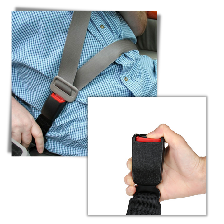 Durable universal car seat belt extender, essential vehicle accessory for increased comfort & security.