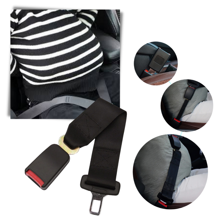 Universal fit seat belt extender for cars, SUVs, and trucks, ensuring driving comfort for all passengers.
