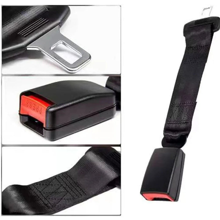 Easy-to-install universal seat belt extender for secure car safety and improved auto comfort.