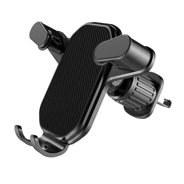Universal car vent phone mount for secure smartphone grip, enhancing driving safety and navigation.