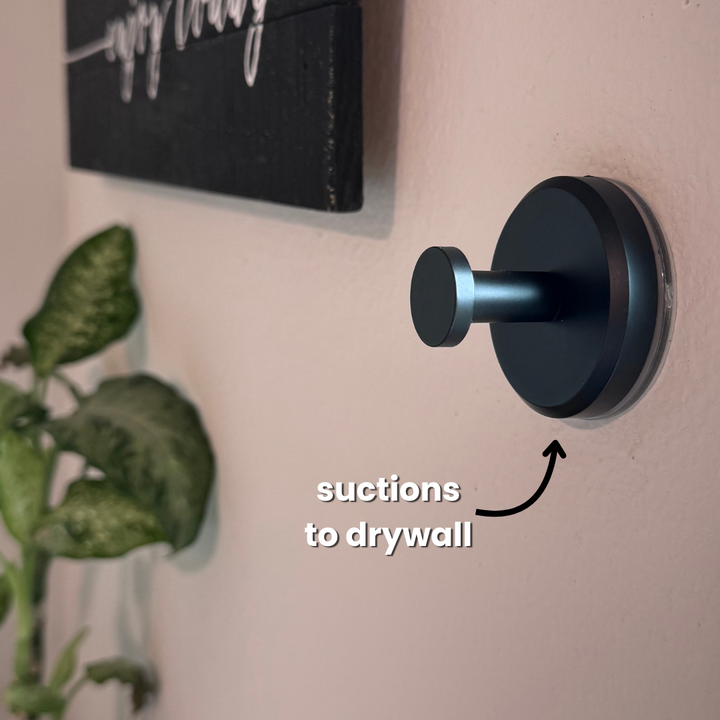 Declutter your home with easy-install, heavy-duty instant grip suction hooks for walls.