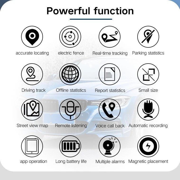 Portable 4G magnetic GPS tracker with long battery life for extended tracking.