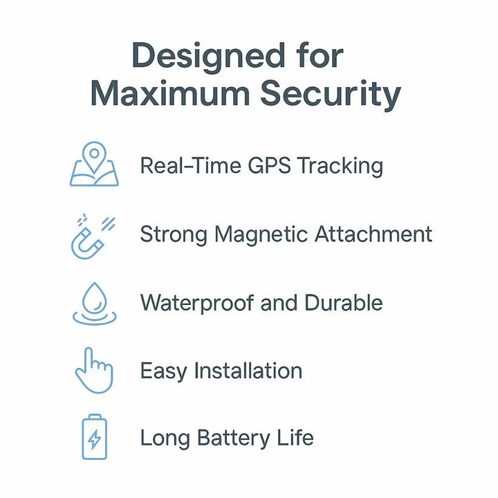 Portable mini GPS tracker with strong magnet, perfect for real-time location.