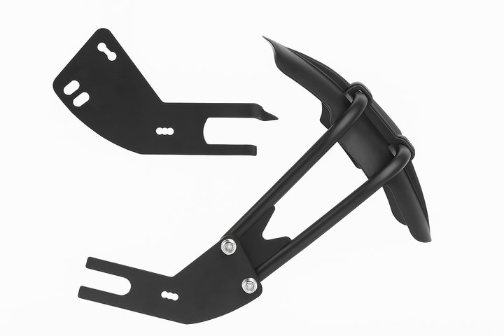 Universal motorcycle rear mudguard fender with steel bracket for dirt and street bikes