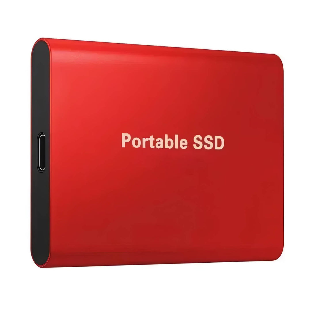 Portable SSD for gaming & media storage. Fast data transfer, universal compatible design.