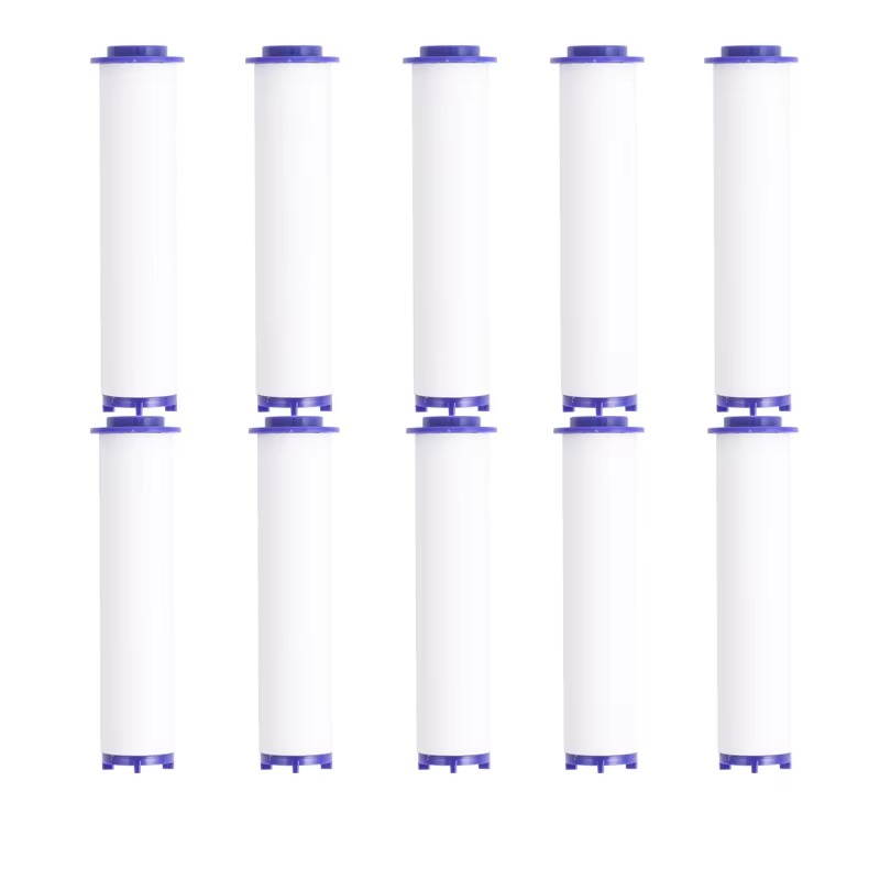 Replacement universal shower filter cartridge, essential for cleaner water & skin care.