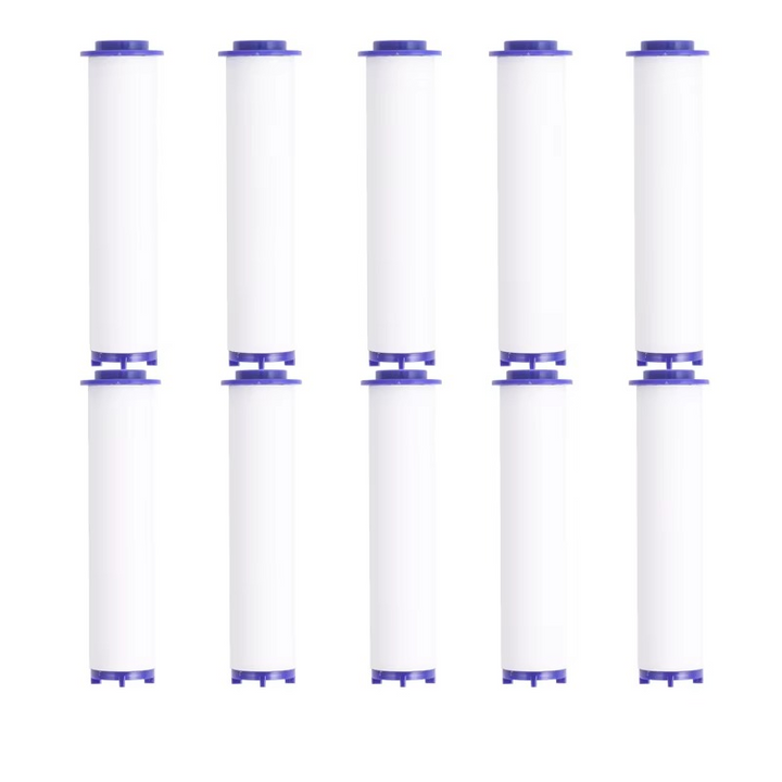Replacement universal shower filter cartridge, essential for cleaner water & skin care.