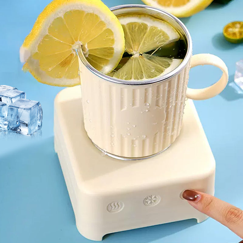 Tech accessory: smart mug with advanced temperature control for home office or travel.