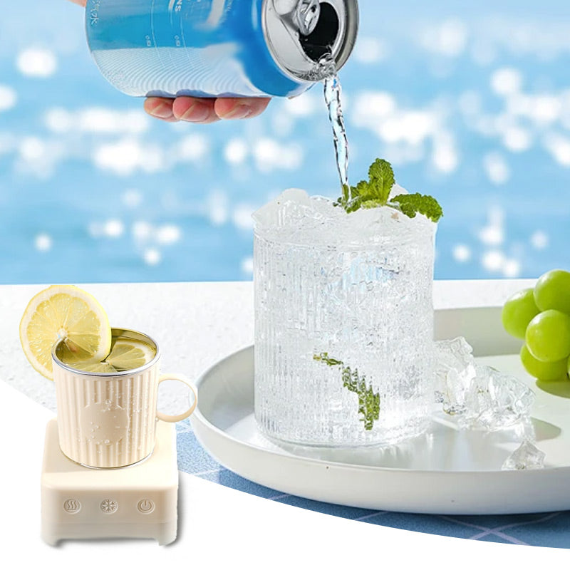 Smart temperature control mug: quickly heats coffee or cools soda, a must-have tech gadget.