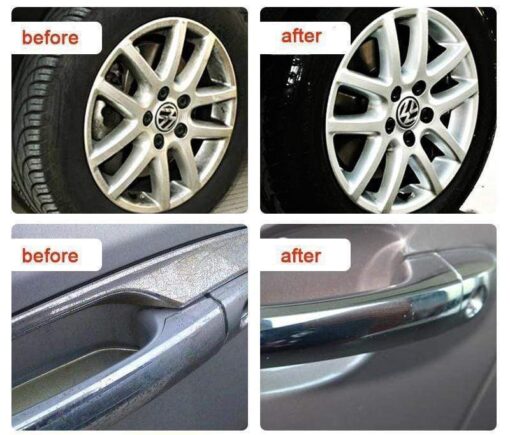 Effective rust removal paste for stainless steel, acting as a metal restorer to bring back original luster & finish.