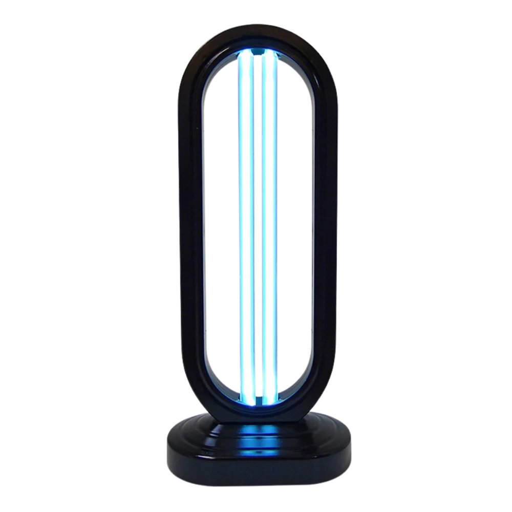 UV-C light air purifier & odor eliminator. Universal UV sanitizer lamp improves indoor air quality & removes smells.
