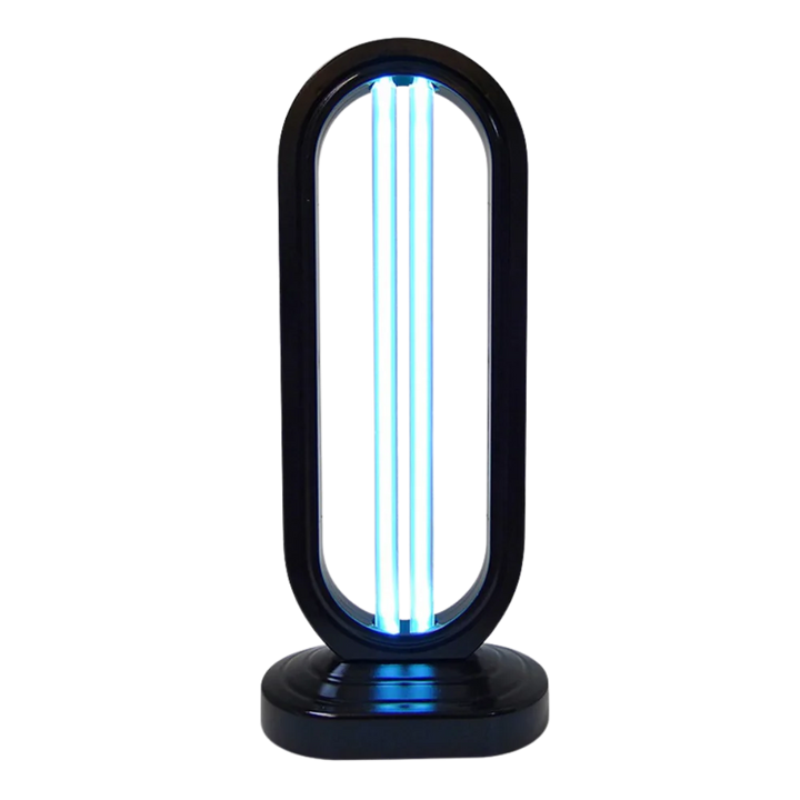 UV-C light air purifier & odor eliminator. Universal UV sanitizer lamp improves indoor air quality & removes smells.