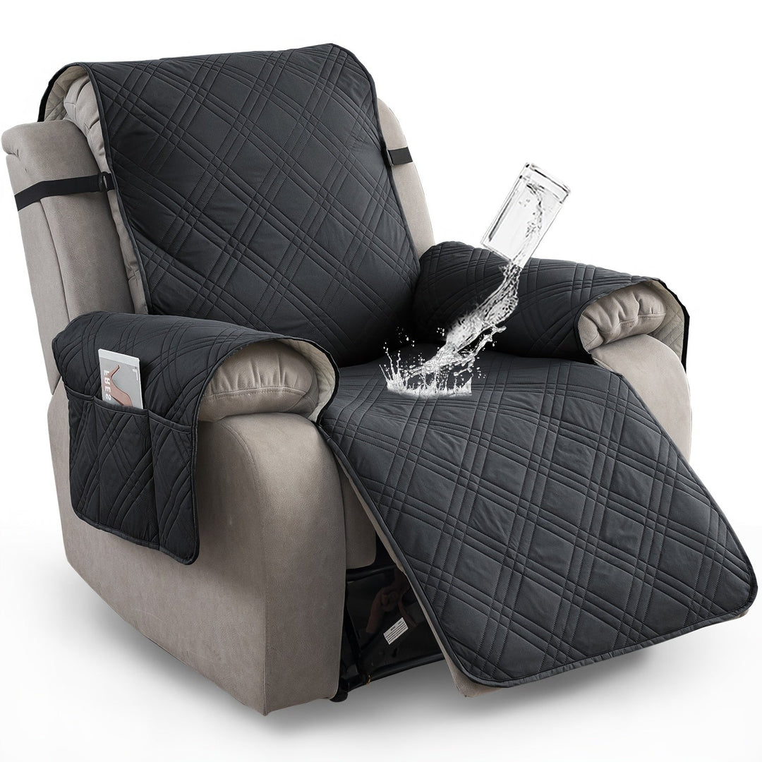 Durable waterproof recliner chair protector, designed to be non-slip. Essential furniture cover for any home.