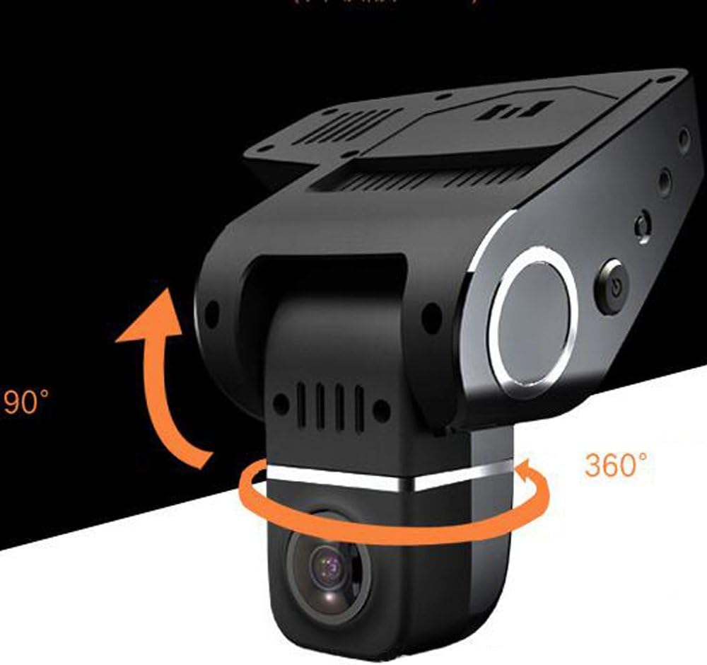 Universal hidden WiFi dash cam, 1080P resolution, G-sensor, wide 170° angle
