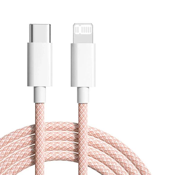 Bulk pack of Lumeo USB-C to Lightning fast charging cables, ideal for multiple Apple devices like iPhones.