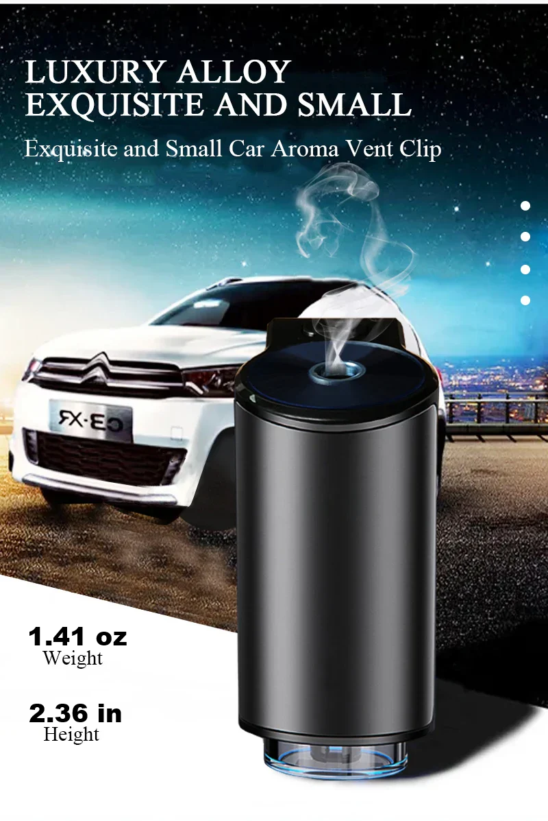 Car accessory USB aroma diffuser for fresh interior