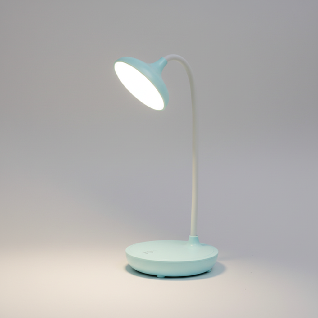 Portable LED lamp, USB rechargeable, perfect for home office desk or reading light