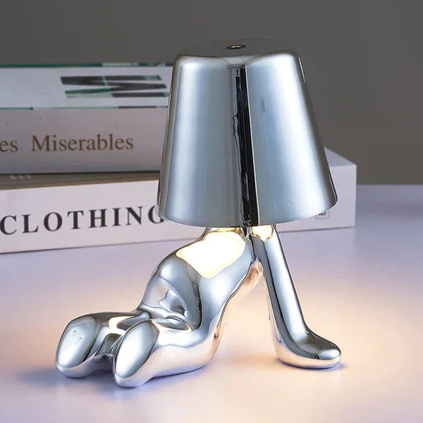 Elegant LED table lamp, rechargeable, distinctive design, perfect for reading