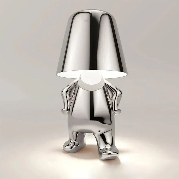 Living room LED table lamp, rechargeable, chic design, enhances home aesthetics